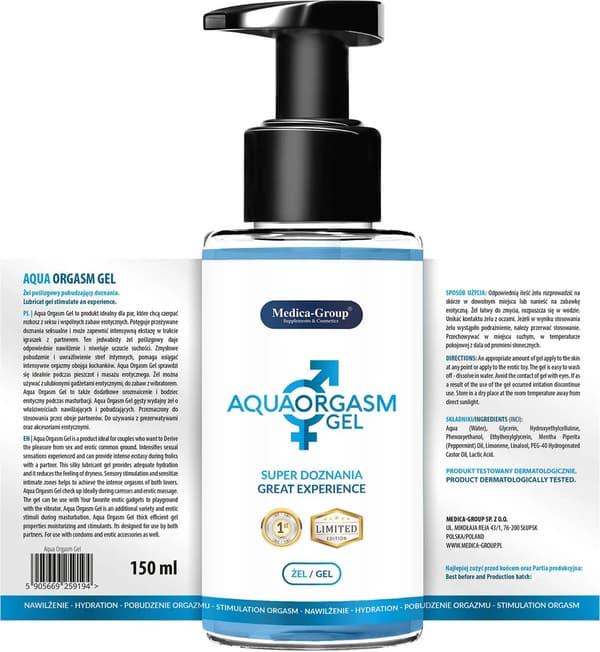 Medica Medica-Group_Aqua Orgasm Gel til Orgasme Stimulation 150ml