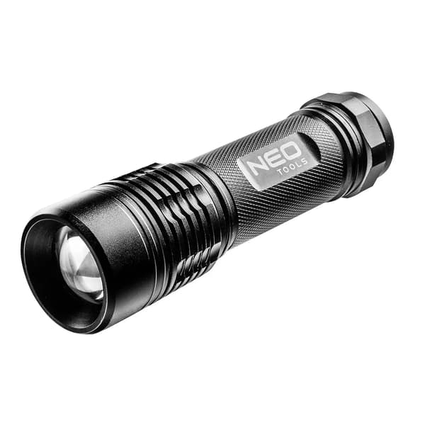 Neo alumiininen taskulamppu 200lm zoom IPX7 3xAAA (99-101)