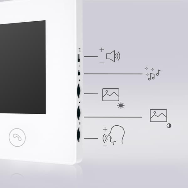 VIDEO INTERCOM EURA VDP-90A3 DELTA + vit TUYA-monitor