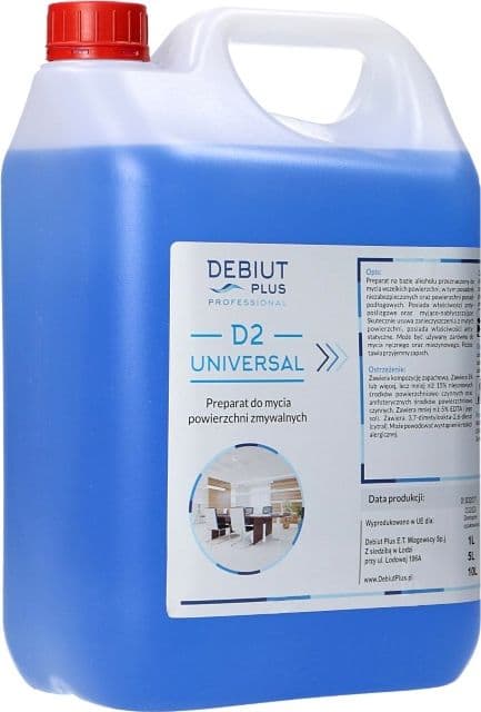 Debut Plus Professional Debut Plus Professional D2 Universal - Forberedelse til vask af vaskbare overflader - 5 l