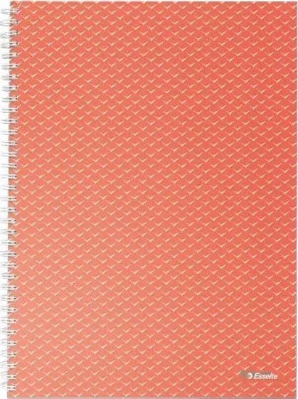Esselte Notesbog Colour'Breeze A5 kvadreret koral