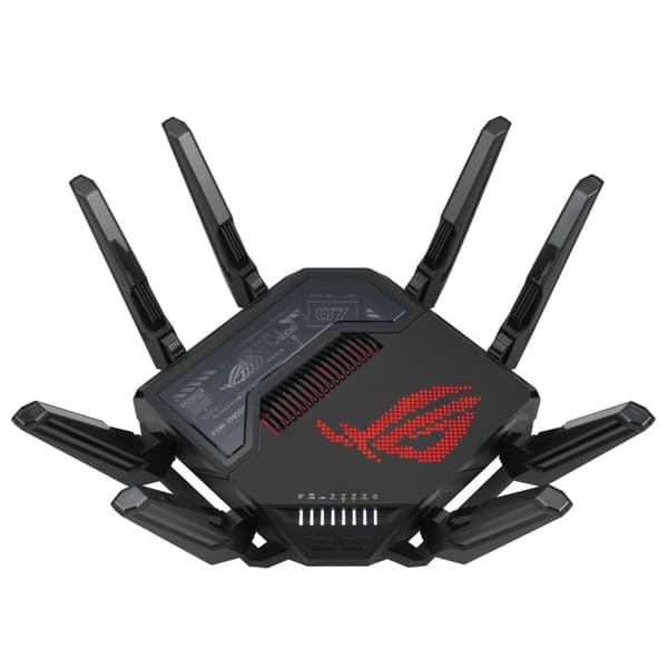 ASUS ROG Rapture GT-BE98 - trådlös router - Wi-Fi 7 - stationär