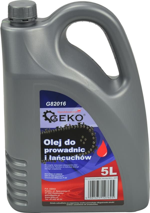 OLIE TIL SVÆRD OG KÆDER 5L GEKO