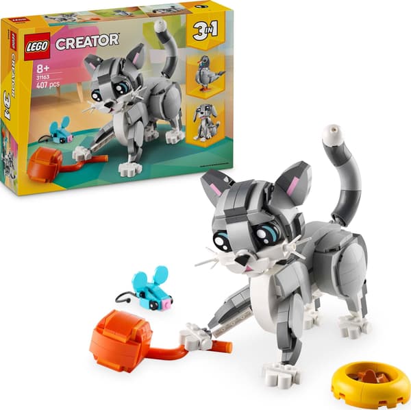 Konstruktør LEGO® Creator Legesyg Kat 31163, 407 dele