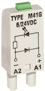 Signaalimoduuli LD LED vihreä + D 6-24V DC M41G 854782