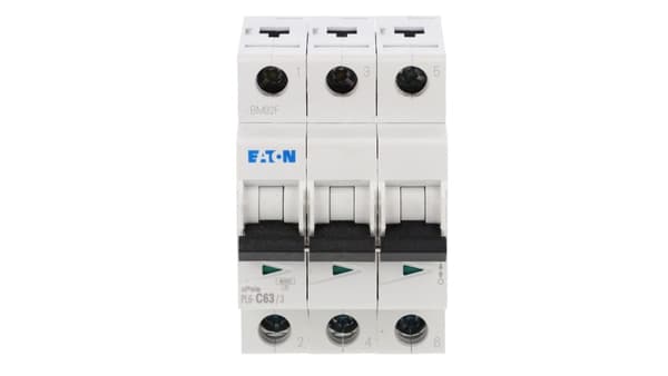 Superlock afbryder 3P C 63A 6kA AC PL6-C63/3 286607