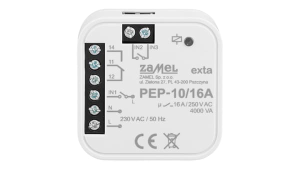 Potentialfri sendermodul 16A 230V PEP-10/16A EXT10000320