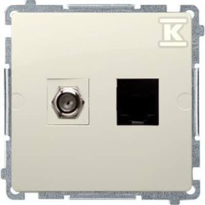 Simon Basic F+ computerantennestik RJ45 kat.6 uden BMAFRJ45.01/12