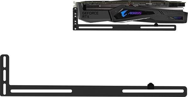 1stCool Support GPU Aluminiumfäste, Svart