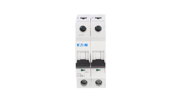 Eaton afbryder 2P D 6A 6kA AC PL6-D6/2 286576