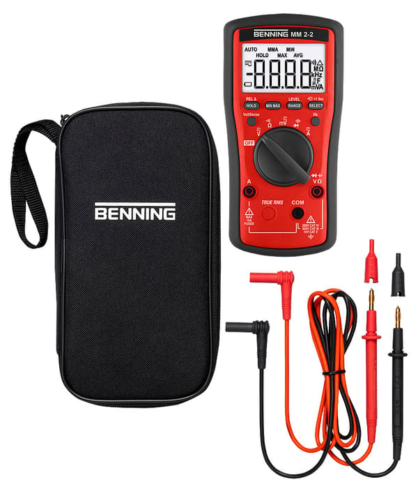 BENNING MM 2-2 universalmåler, digital med tilbehør