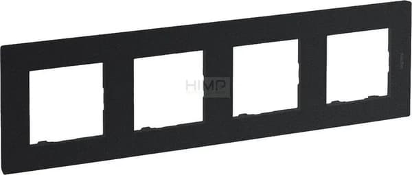 Legrand firedobbelt ramme Legrand Niloe Step 863794 antracit