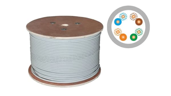 Q-Lantec Q-LANTEC U/UTP Kabel Cat.5e Eca PVC 500m