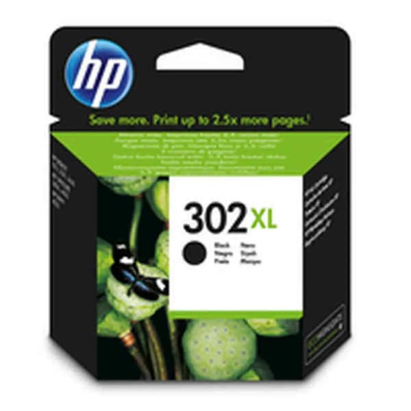 Original blækpatron HP F6U68AE Sort 302XL