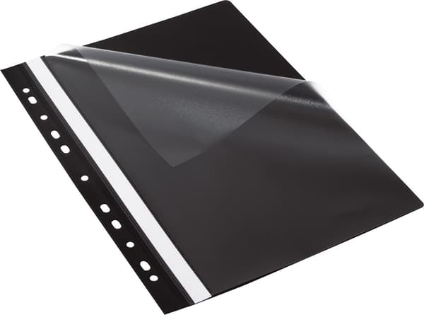 Budget PP A4 notesbog med perf. Evo sort (25 stk.)