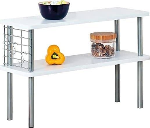 Køkkenhylde til krydderier og redskaber, 2 niveauer, KESPER