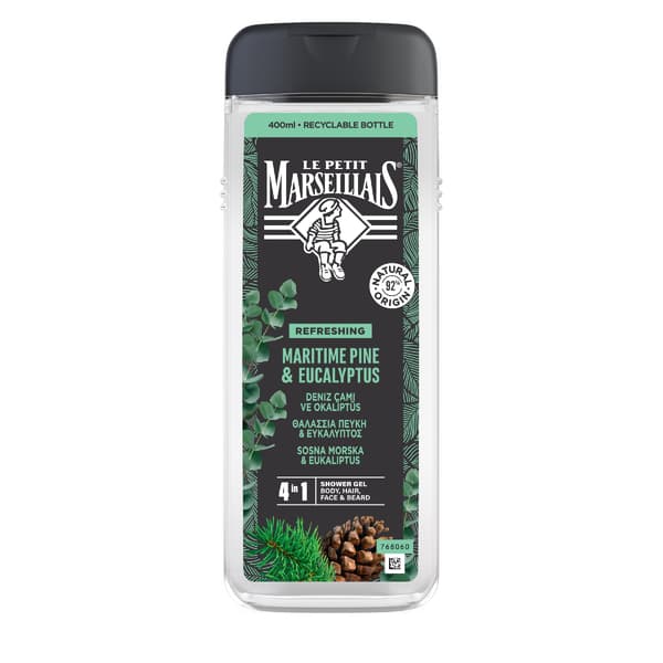 LE PETIT MARSEILLAIS_Duschgel för män Tall & Eukalyptus 400ml