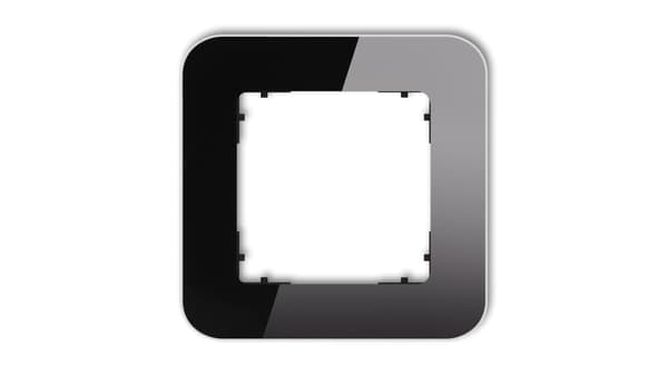 ICON Universal ramme enkeltstrop - glaseffekt (ramme: sort bund: sort) 12-12-IRSZ-1