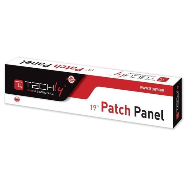 Techly 022861 Patch Panel UTP Cat5e 1U 24 Port Sort