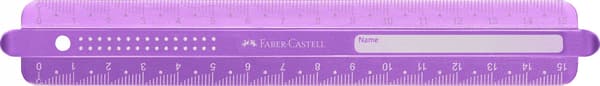 Lineal Sparkle 15cm mix FABER CASTELL