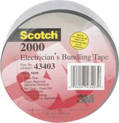 3M Elektrisk isoleringstape Scotch 2000 51m x 46mm (FE510086344)