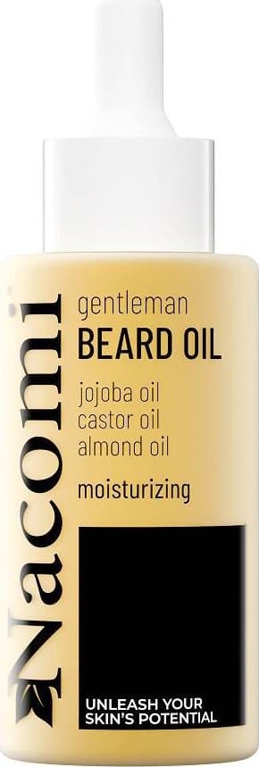 Nacomi_gentleman kosteuttava parta- ja kasvoöljy 40ml