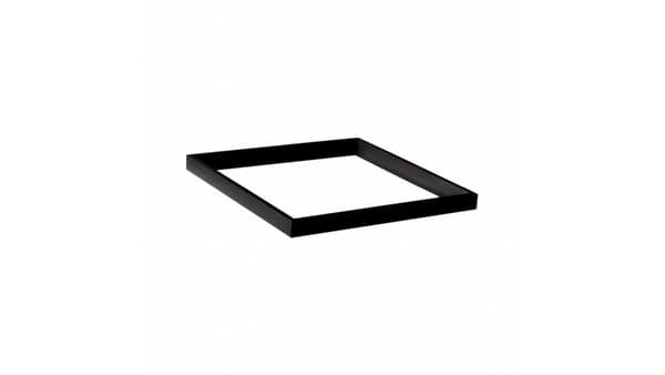 Monteringsramme til LED Panel 600x600x44 Snap Aluminium Sort EC79574