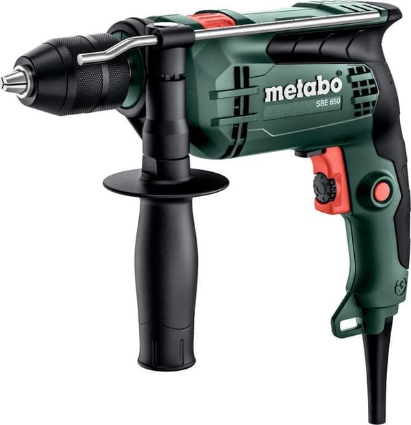 METABO SLAGBORRMASKIN 650W VÄSKA SBE 650 UCHYWT SNABB VÄSKA