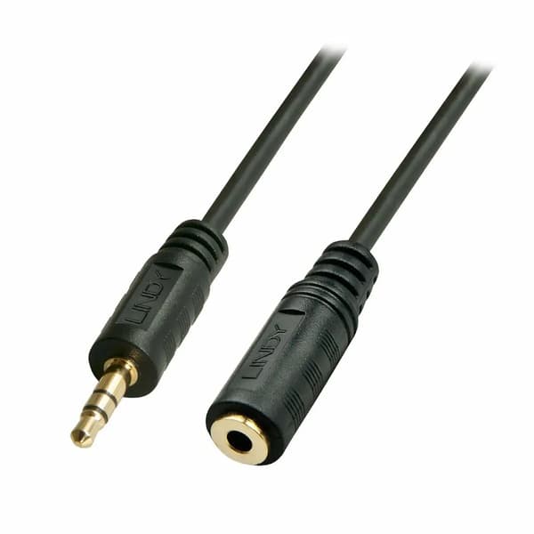 Kaapeli Lindy Jack 3.5mm - Jack 3.5mm 3m musta (35653)