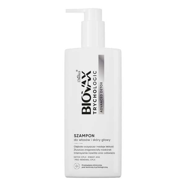 L`BIOTICA Biovax Trychologic Shampoo til hår og hud Advanced Detox 200 ml