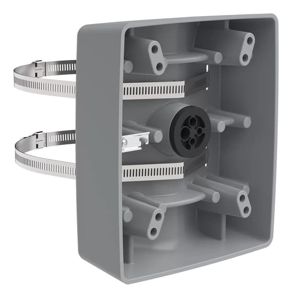 Axis T91B57 POLE MOUNT HARMAA T91B57, Kiinnike, Yleiskäyttöinen, Harmaa, Axis, Ruostumaton teräs, 1 kpl