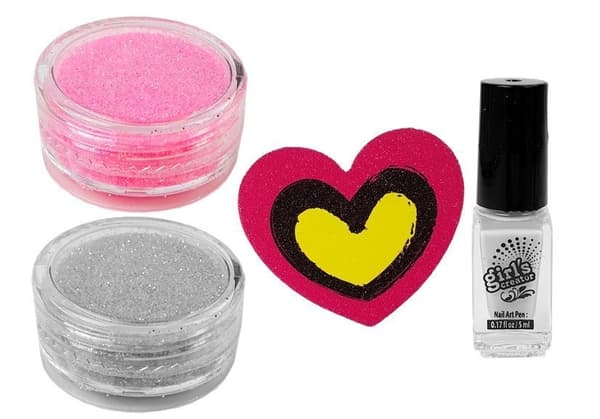 Nagelmålningsset Dispenser Glitter Nagellack