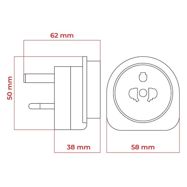 REJSEADAPTER (GB/EU)