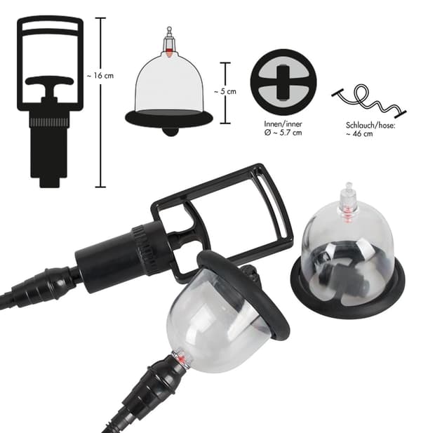 Pumpe sutte bryst vibrerende sex