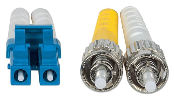 Intellinet Network Solutions Patch Air Cord, Duplex, Singlemode, LC/ST, 9/125µm, OS2, gul, 2m (750011)