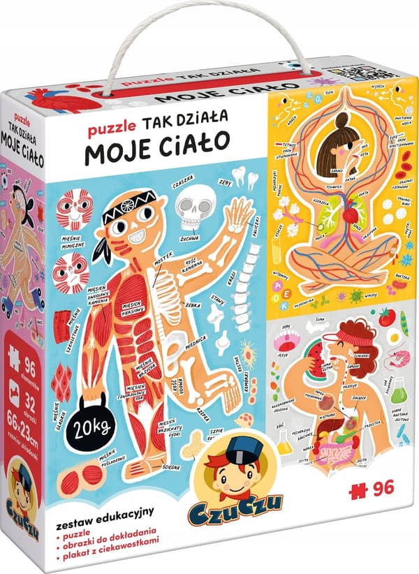 CzuCzu Pussel Så här fungerar min kropp 96 bitar. ZA4853