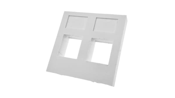 Adapter 45x45 2xRJ45 (flad) ALANTEC