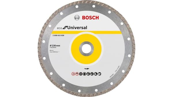 BOSCH DIAMANTSKIVE *230mm TURBO ECO UNIVERSAL
