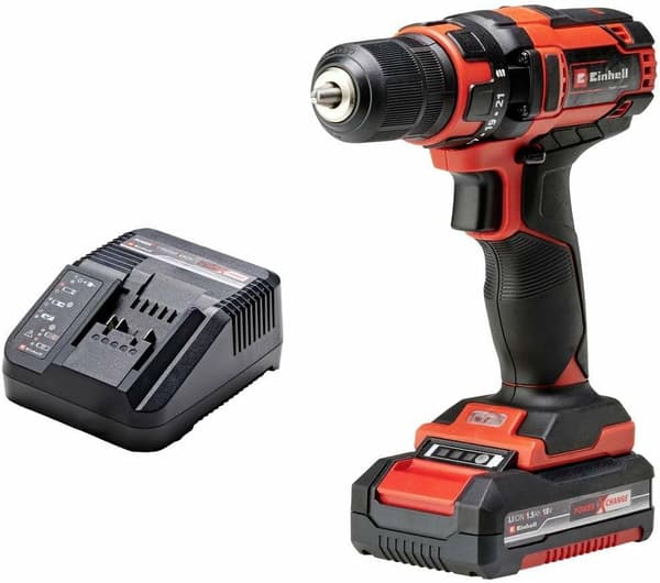 Akku-Bohrschrauber TC-CD 18/35 Li, 18Volt (rød/sort, Li-Ion batteri 1,5Ah)