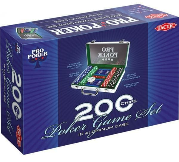 Pro Poker 200 Zetons i aluminiumskuffert