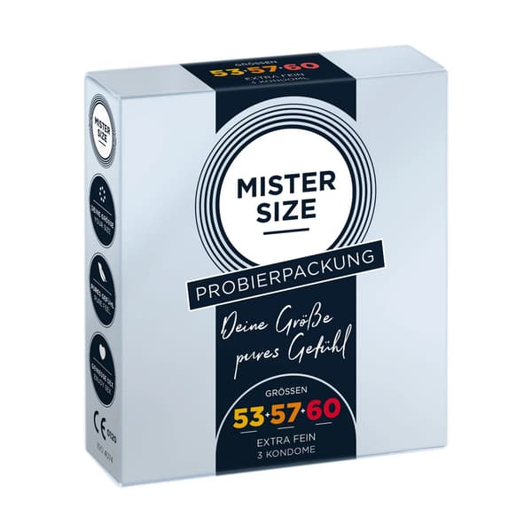 Mister.Size Testbox 53-57-60 3 Kondomer