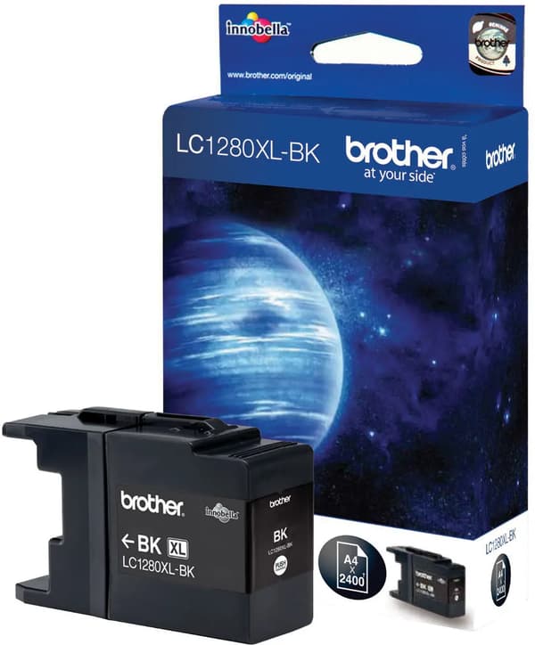 Blækpatron BROTHER LC1280XL-BK Sort