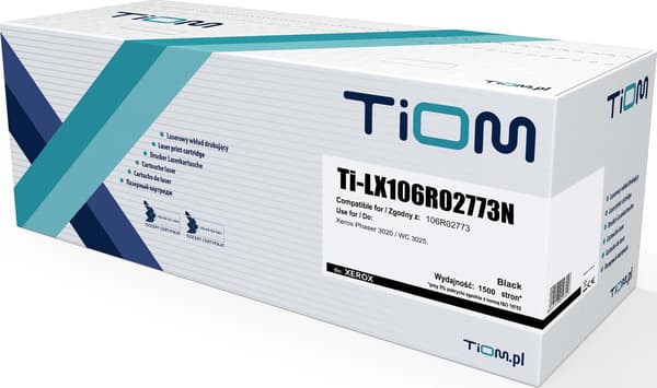 Tiom Tonerpatron til Xerox 3020N | 106R02773 | 1500 sider | sort