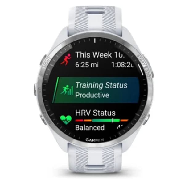 Garmin Forerunner 965 Whitestone/Powder Gray