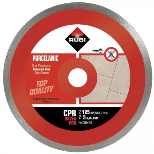 RUBI DIAMANTKLINGE CPR 125 SUPERPRO TIL PORCELÆNSSTENTØJ