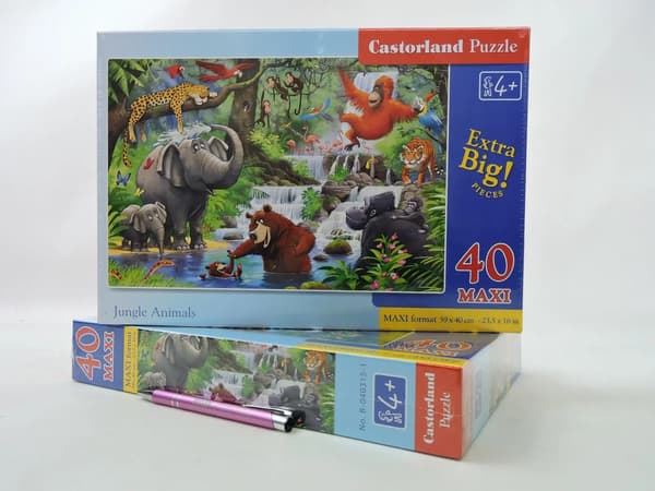Pussel 40 maxi - Djungeldjur CASTOR