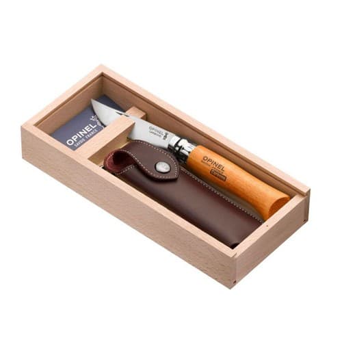 Opinel Nro 08 Carbon + Tuppi penaali