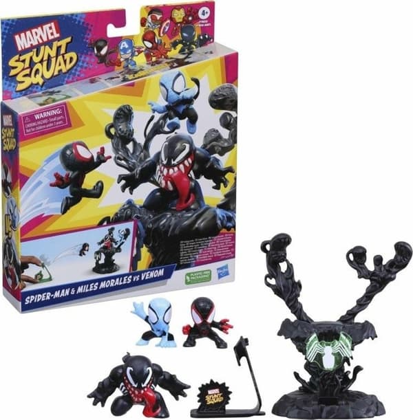 Marvel Spider Man Venom Stunt Squad Figurset