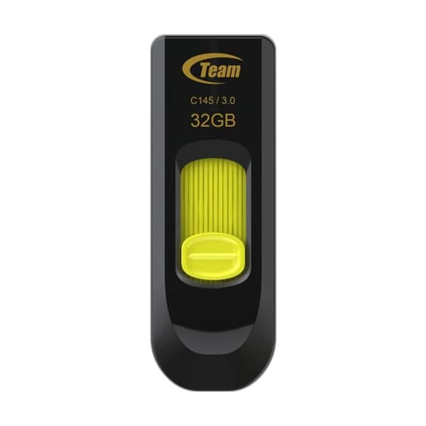 Team Group USB-minne C145 - USB Typ-A 3.2 Gen 1 - 32 GB - Svart/Gul