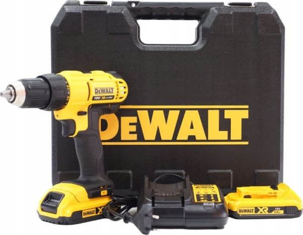 Akkuporakone Dewalt DCD771D2-QW, 18 V, 2x2Ah